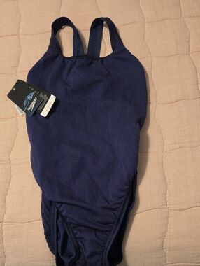 Speedo Pro LT Dark Navy Athletic One-Piece Swimsuit